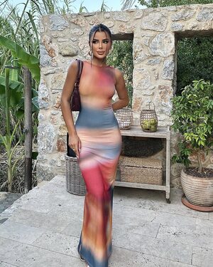 Robe Roxa Multicolor